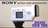 Review Sony Action Cam FDR-X3000r accessories (2018)