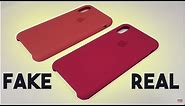 iPhone X Real VS Fake Silicone Case - How to tell