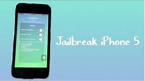Jailbreak iPhone 5 in 2023! | NO Computer