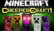 Minecraft CREEPERCRAFT MOD Spotlight! 14 NEW Creepers! (Minecraft Mod Showcase)