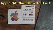 How To Use An Apple Gift Card