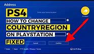 How to change Region On Ps4 Country / Region PS4 2022 Store Region