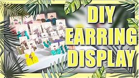DIY TABLETOP EARRING DISPLAY | PERFECT EARRING DISPLAY FOR CRAFT SHOWS