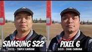 Samsung Galaxy S22 vs Pixel 6 camera comparison! The ULTIMATE SHOOTOUT! 🔥