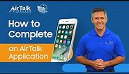 How to Complete an AirTalk Wireless Application