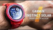 GARMIN Instinct Solar Review 2020 // A watch that charges itself!