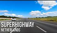The Dutch Superhighway: Utrecht to Amsterdam - 🇳🇱 Netherlands [4K HDR] Driving Tour