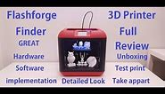 Flashforge Finder 3D Printer FULL REVIEW