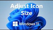 Windows 11: How To Resize Icons