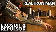 Real Iron Man repulsor & exosuit. HHO combustion chamber powered with electrolyzer.