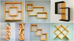 Amazing DIY Wooden Shelves Designs| Home Wall Shelves Decoration Ideas| DIY Home Woodworking Project