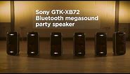 Sony GTK-XB72 Bluetooth Megasound Party Speaker | Featured Tech | Currys PC World
