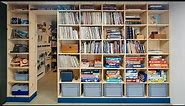Making a large room divider / bookshelf / built-in DIY