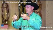 Increase Responsiveness with Reinsman's Jr Cowhorse Twisted Sweet Iron Bit 341