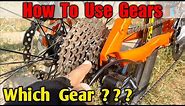How To Use Gears in Gear Cycle | Easy Shift of Gear in MTB Cycle | Cycle Gear Basics | Gear Shifting