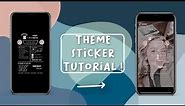 How To Create A THEME STICKER | Aesthetics with Me