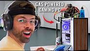 World’s First Gas Powered Gaming Setup