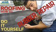 How to EPDM Rubber roof repair - patch
