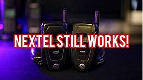 Nextel Walkie Talkies Still Work!