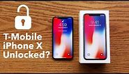T-Mobile iPhone X - Does it Come Factory Unlocked?