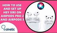 How to Use and Set Up Hey Siri on AirPods Pro 2 and AirPods 3 ✔️ How to Use AirPods