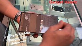 Gadget Headz - iPhone 11 Pro Max Midnight Green Unboxing!...