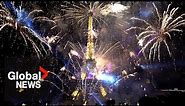 Bastille Day fireworks light up Eiffel Tower skies for France celebrations | FULL