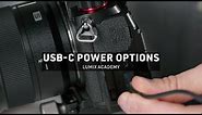 USB-C Power Options | LUMIX Academy | S5
