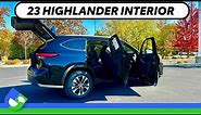 2023 Toyota Highlander Turbo XLE Interior Review