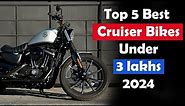 Top 5 Best Cruiser Bikes Under 3 Lakhs in India 2024 | Best Cruiser Bikes