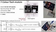 Arduino Uno - HW-481 CNT5 - Ky034 - 7-Colour flash module