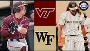 Virginia Tech vs #1 Wake Forest Highlights | 2023 College Baseball Highlights