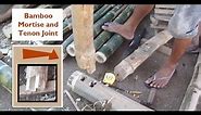 Making a Bamboo Mortise Tenon Joint - Cris Bamboo
