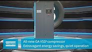 Atlas Copco | All-new VSDˢ compressor | Extravagant energy savings, quiet operation