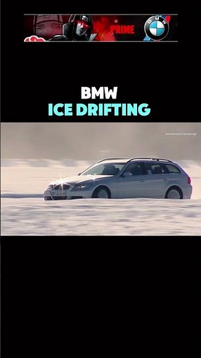 BMW Ice Drifting 🥶 Ultimate Snow Drift Machine! 🚗💨 #shorts
