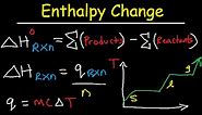Enthalpy Change of Reaction & Formation - Thermochemistry & Calorimetry Practice Problems