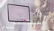 ⋆˙🎀♡✧˖° magnetic 360° aesthetic iPad stand! defo a need! #pinterestaesthetic #aesthetic #ipadstand #asmr