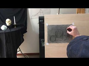 Reductive Charcoal Drawing