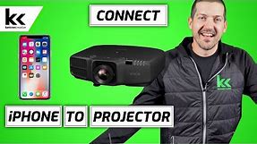 How To Connect An iPhone to Projector