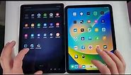 iPad 10 VS Samsung A9+ Speed Test Comparison