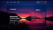 How To Create A Website With Login And Register | HTML & CSS & Javascript