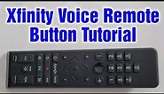 Xfinity Voice Remote Button Tutorial