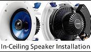 How to Install Yamaha NS-IC600 In-Ceiling Speakers