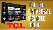 TCL Universal Remote Code | Universal Remote Codes Tcl led tv | Anas Electronics