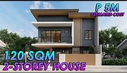 ELEGANT MODERN 2-STOREY HOUSE ON 120 SQM LOT 2023 | ALG DESIGNS #59