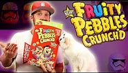 New FRUITY PEBBLES CRUNCH'D Cereal