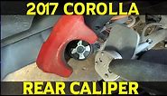 2017 Toyota Corolla | The Easiest Way To Compress Your Rear Caliper.
