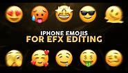 100+ Iphone Emojis for Efx Editing 😋💝 Iphone Emoji Pack