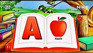 A For Apple ● ABC Alphabets ● Pre School Learning For Kids