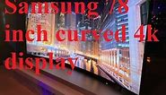 SAMSUNG: CURVED 78 INCH 4k ULTRA HD LED TV QUALITY TEST